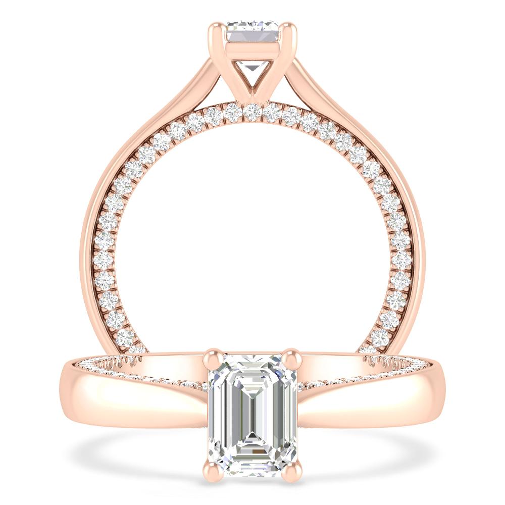 Rose Gold - Emerald