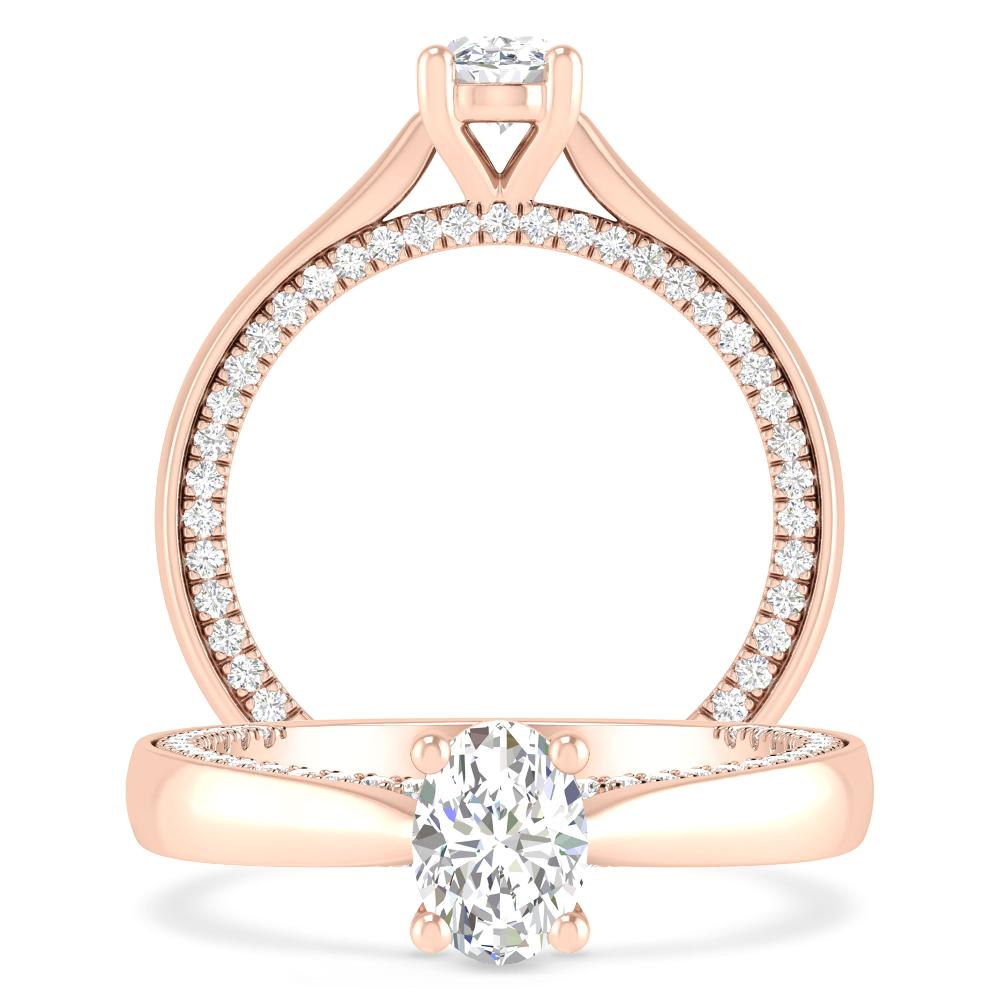 Rose Gold - Oval