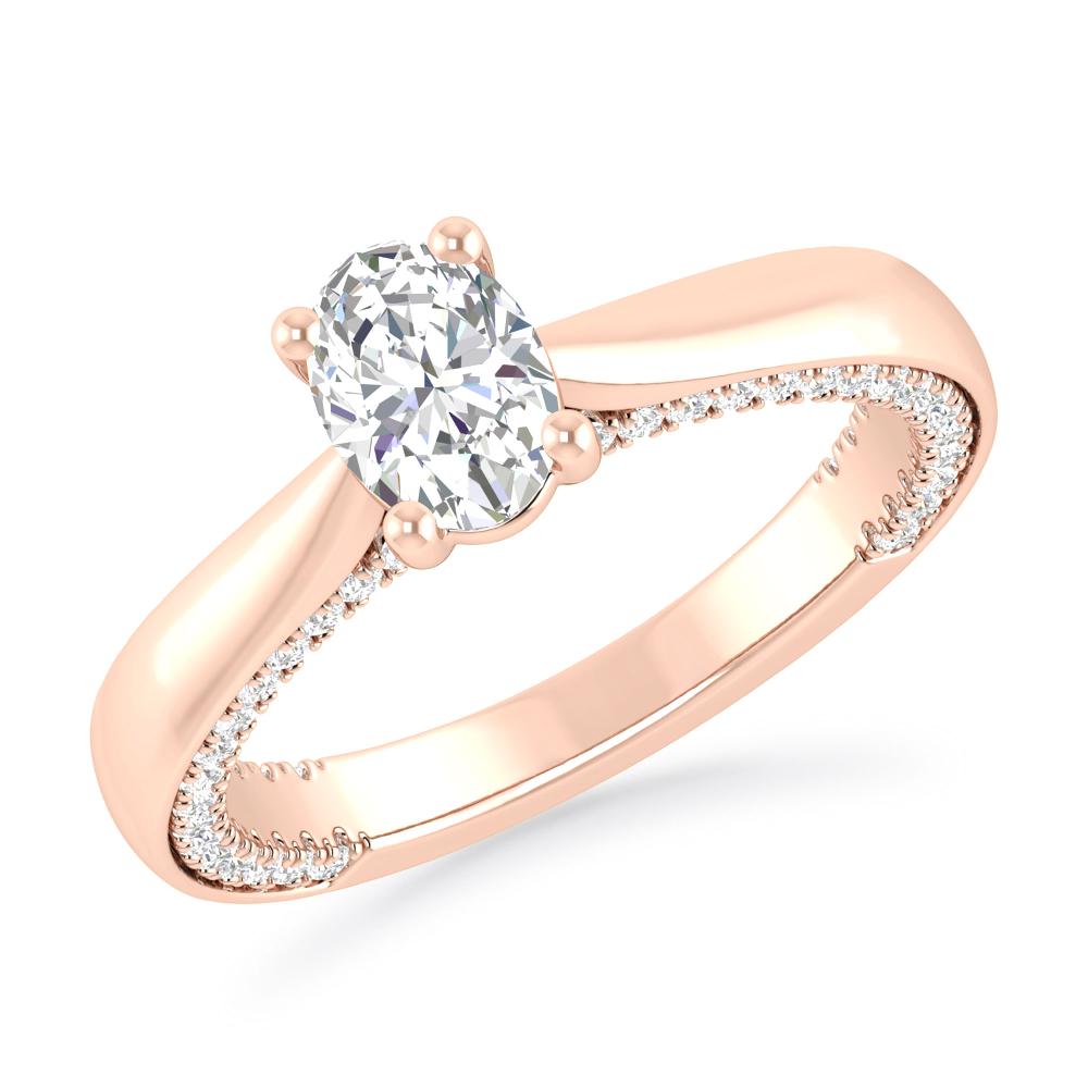 Rose Gold - Oval