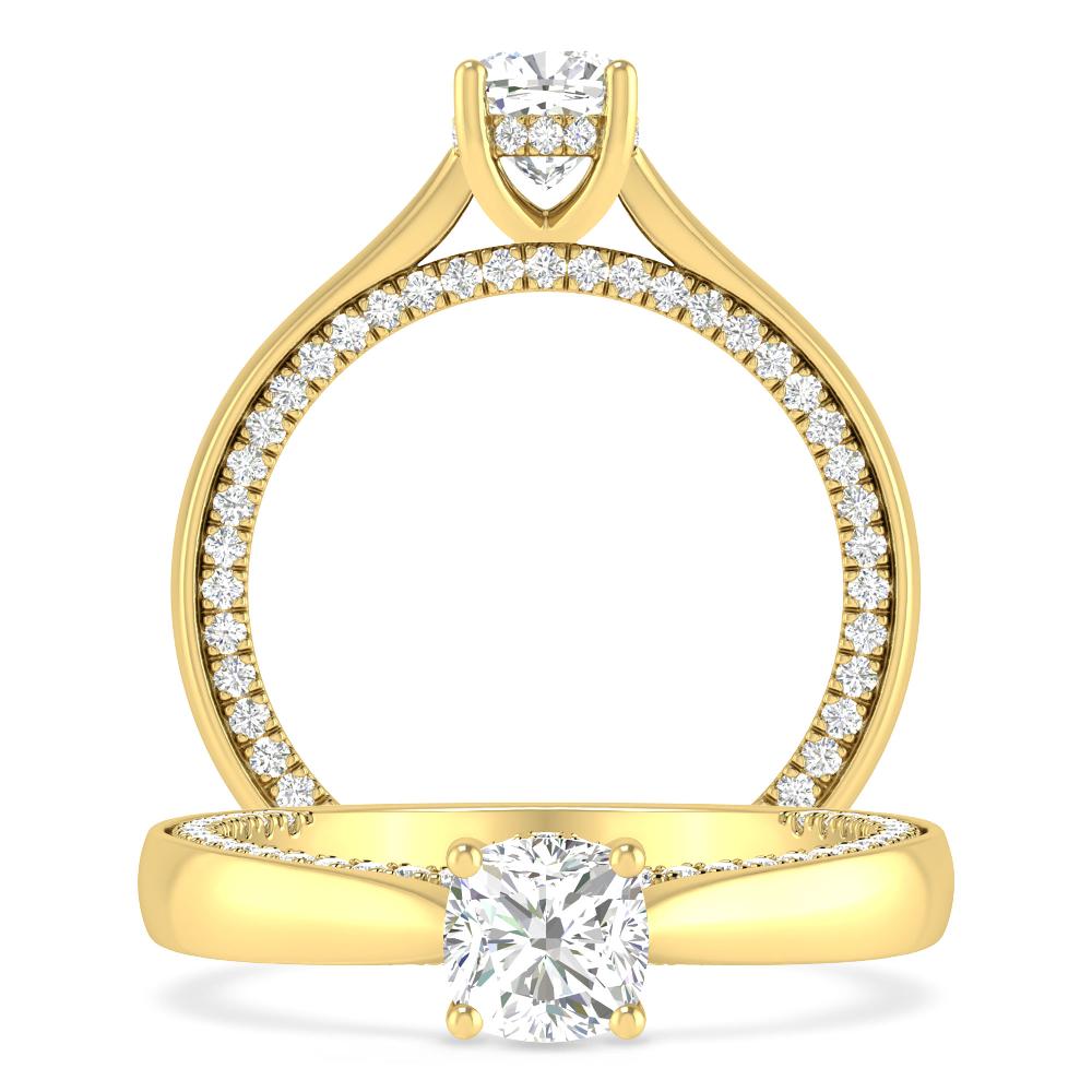 Yellow Gold - Cushion