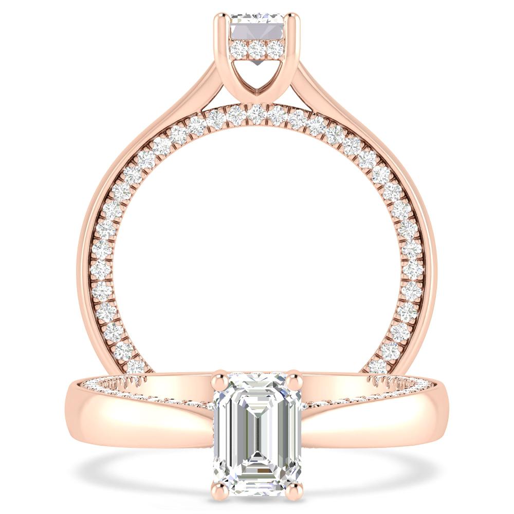 Rose Gold - Emerald