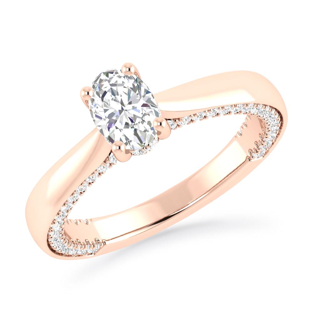 Rose Gold - Oval