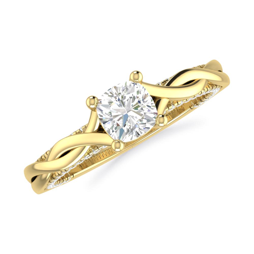 Yellow Gold - Cushion