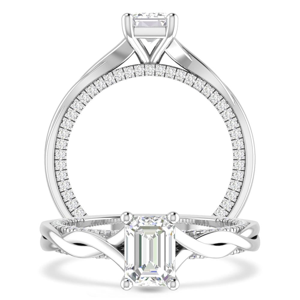 White Gold - Emerald