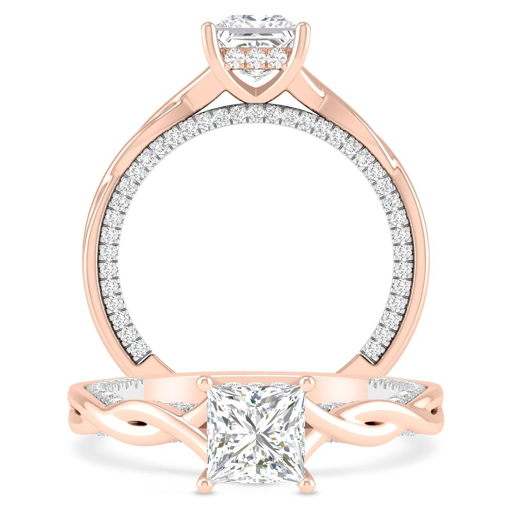 Rose Gold/White Gold - Princess
