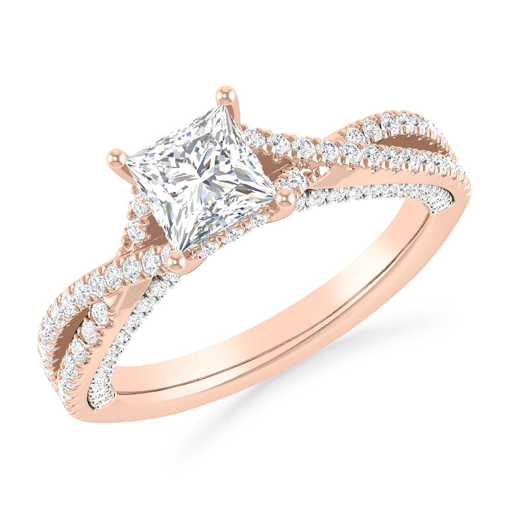 Rose Gold/White Gold - Princess