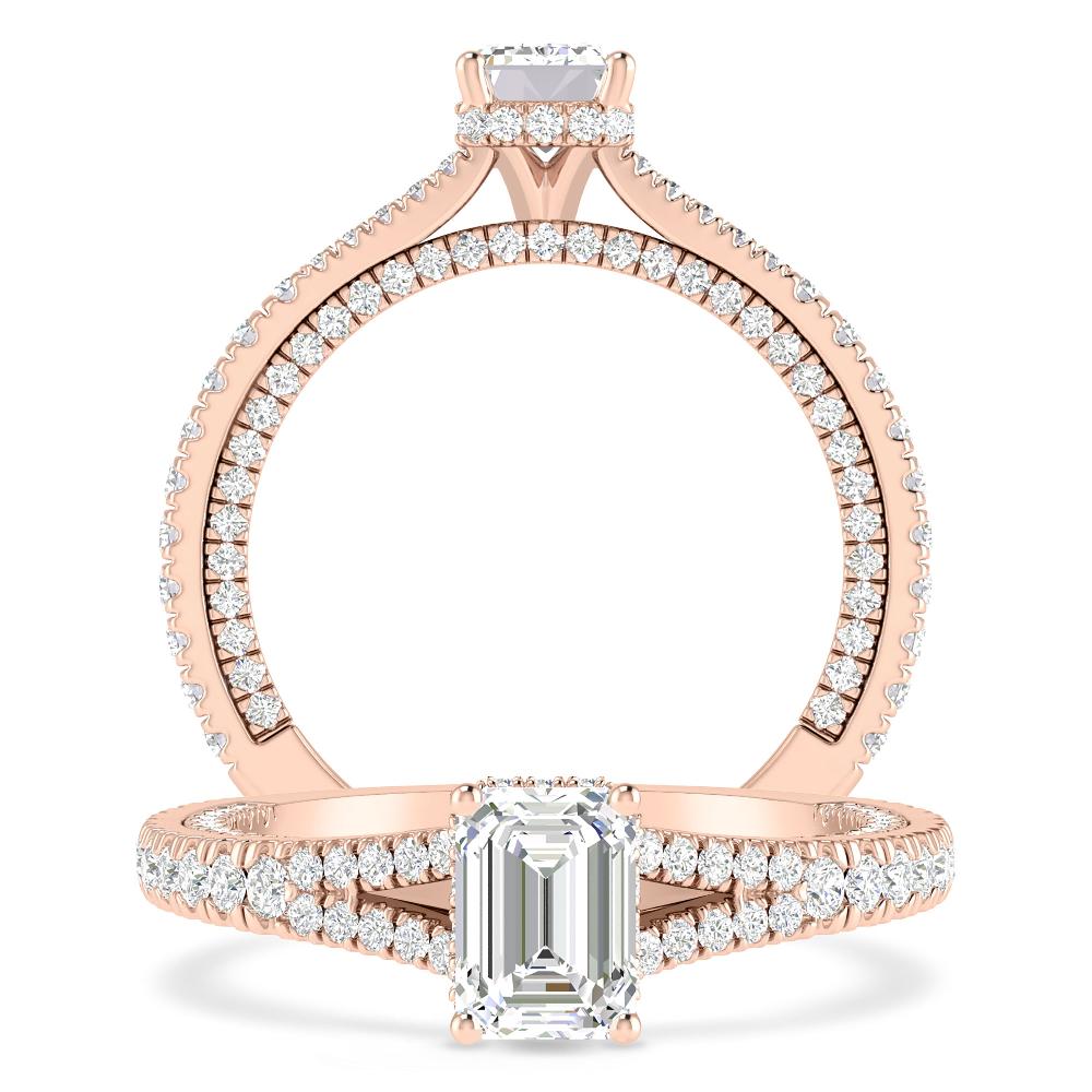 Rose Gold - Emerald