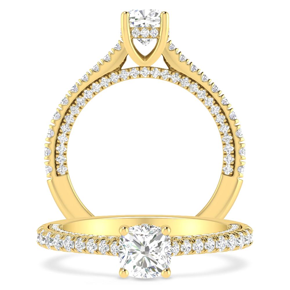 Yellow Gold - Cushion