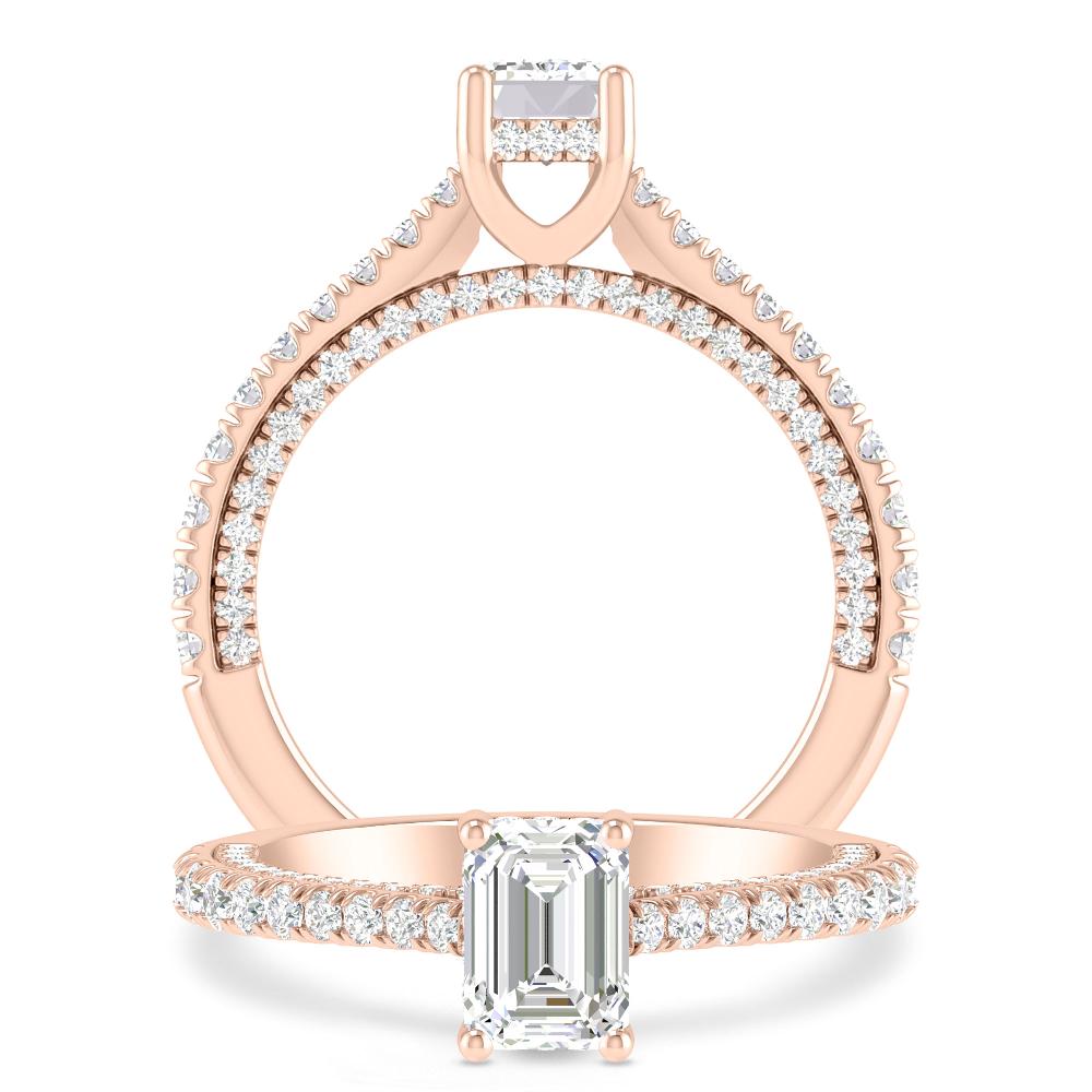 Rose Gold - Emerald