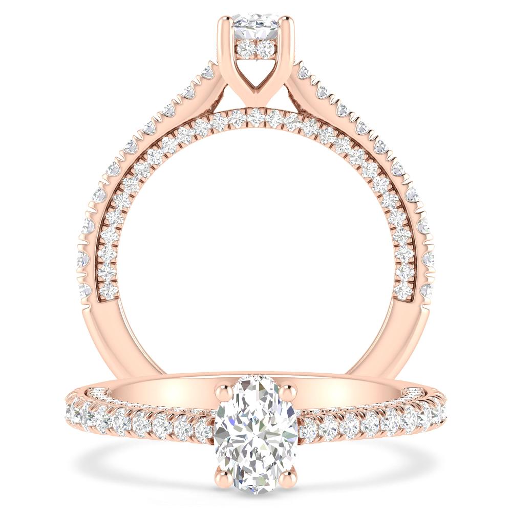 Rose Gold - Oval