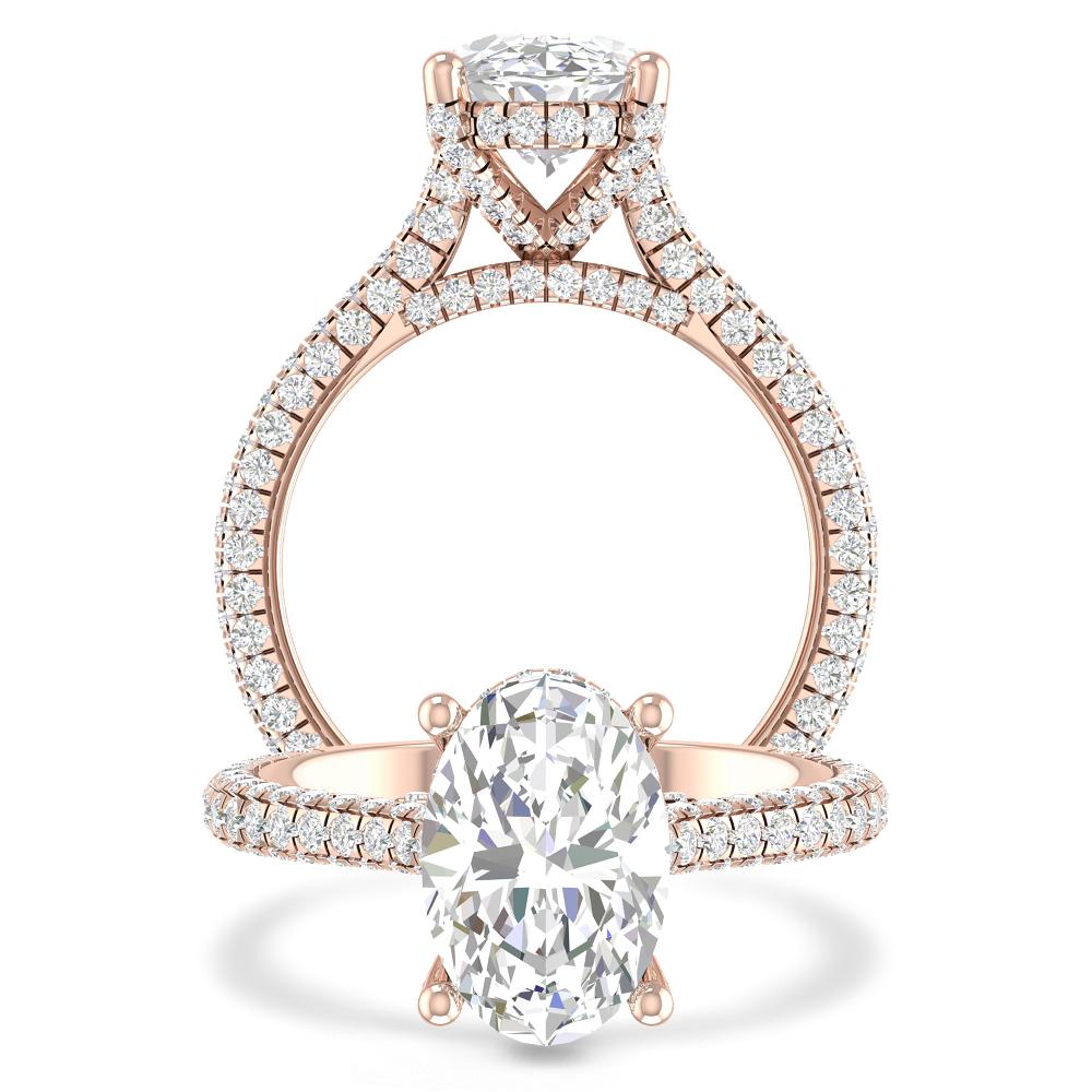Rose Gold - Oval