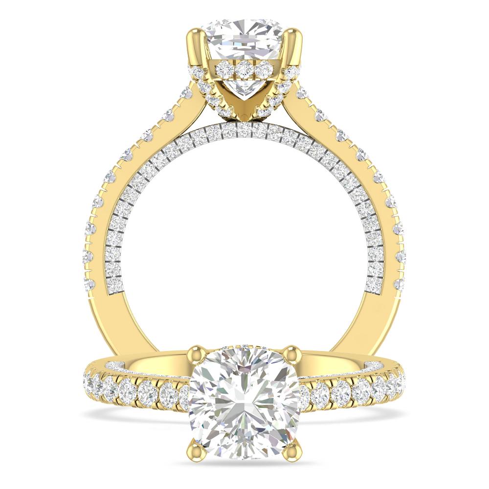 Yellow Gold - Cushion