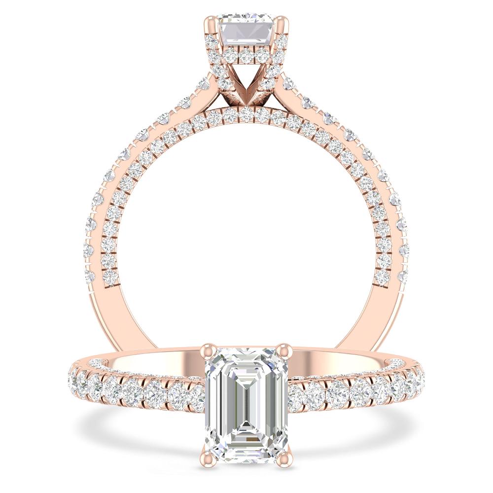 Rose Gold - Emerald