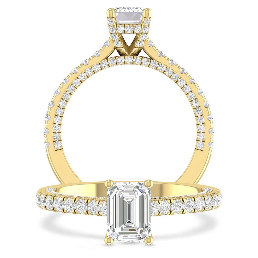 Yellow Gold - Emerald