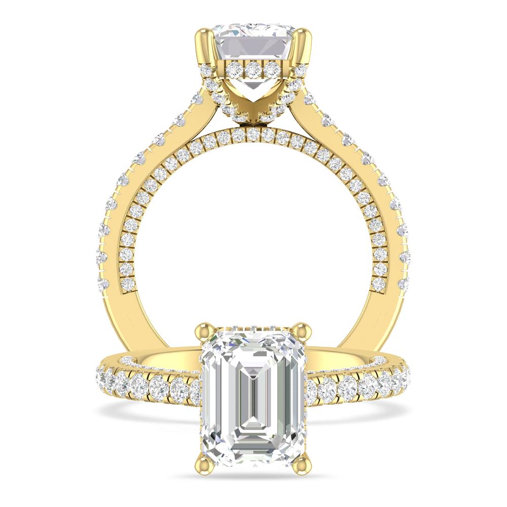 Yellow Gold - Emerald