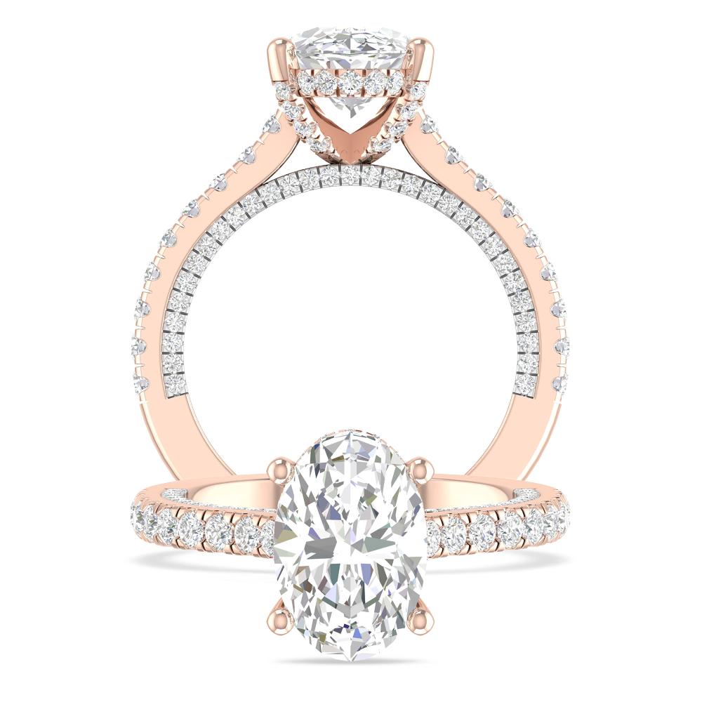 Rose Gold - Oval