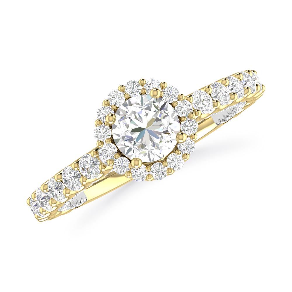 Yellow Gold/White Gold - Round