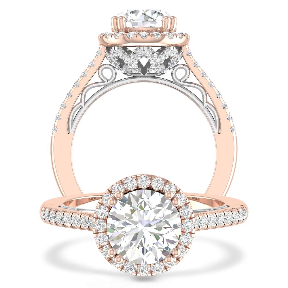 Rose Gold/White Gold - 3 1/50