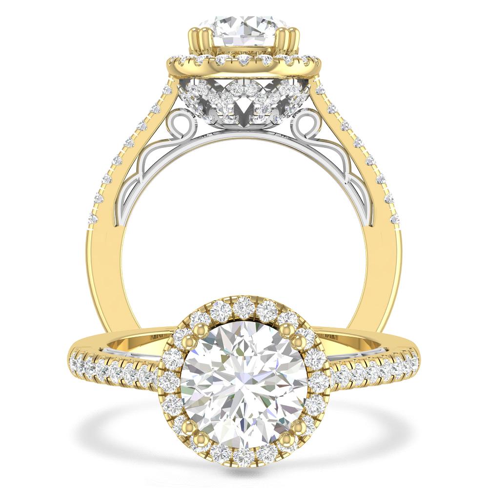 Yellow Gold/White Gold - 3 1/50