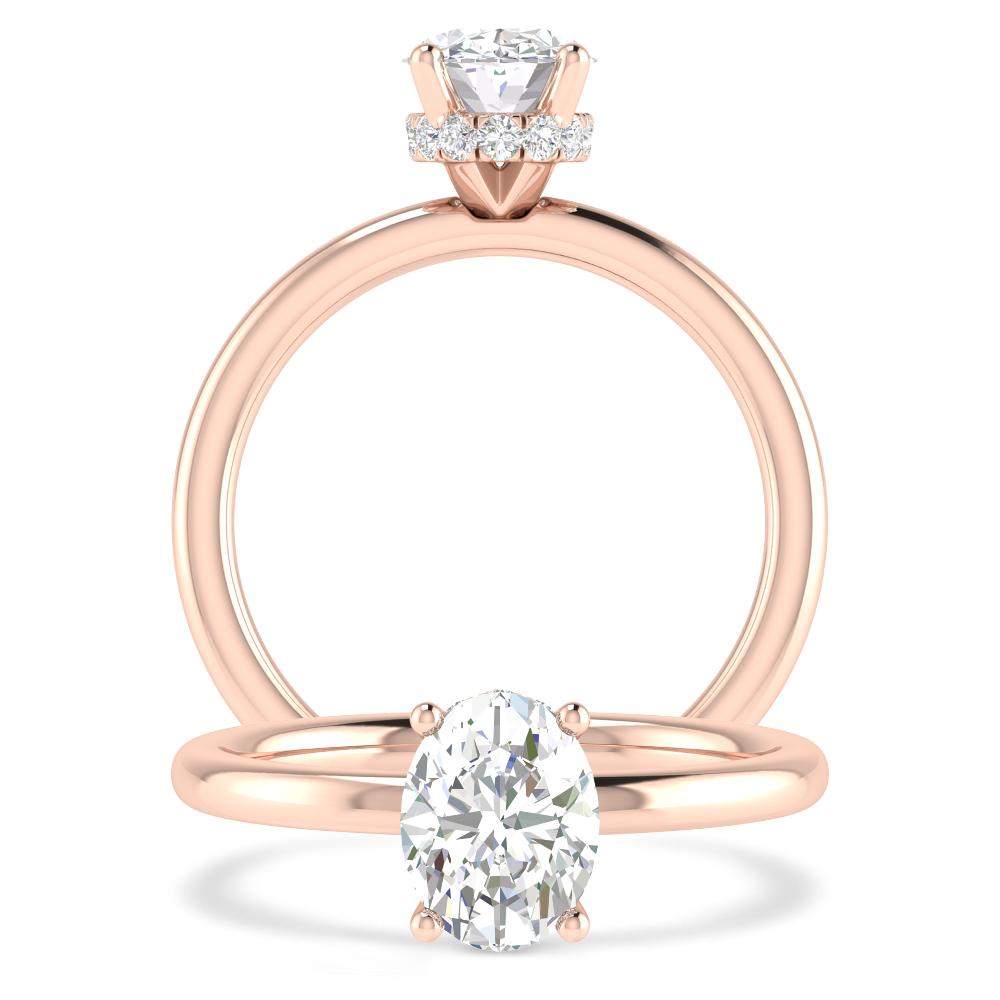 Rose Gold - Oval