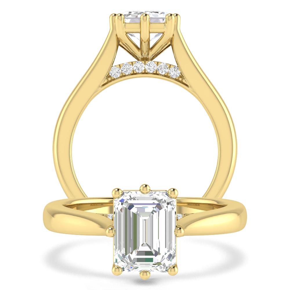 Yellow Gold - Emerald