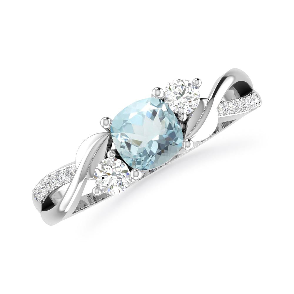 White Gold - Aquamarine