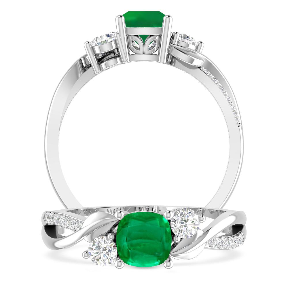 White Gold - Emerald