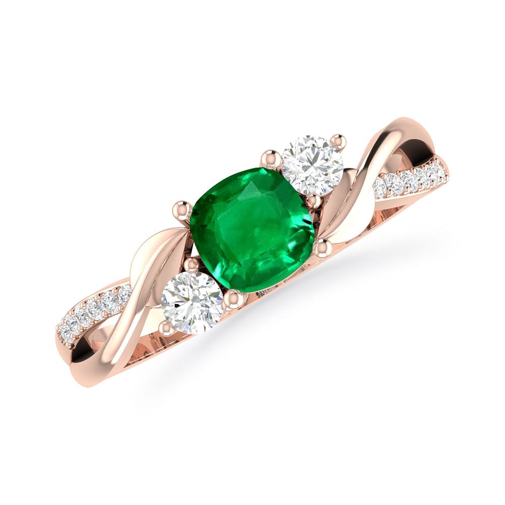 Rose Gold - Emerald