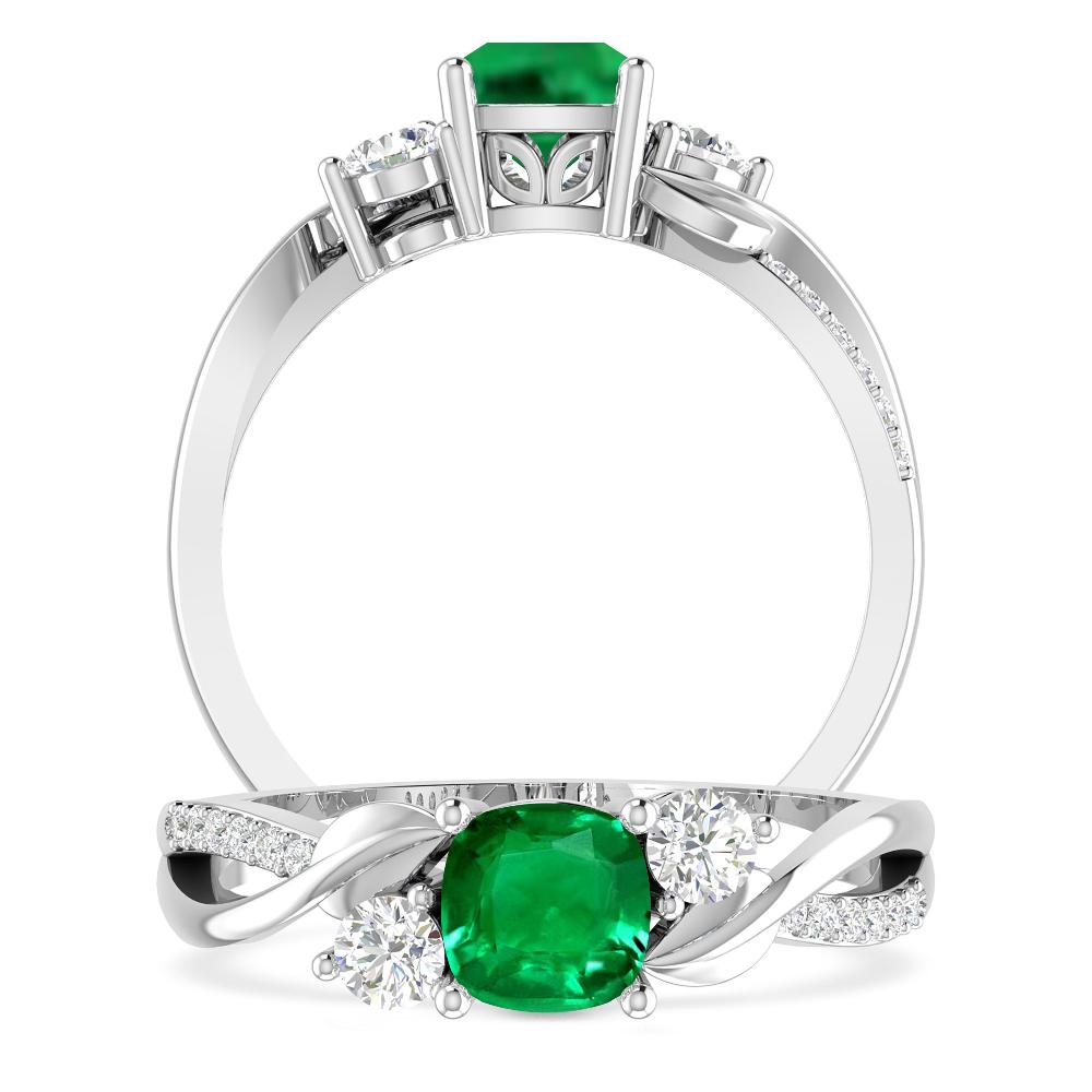 White Gold - Emerald