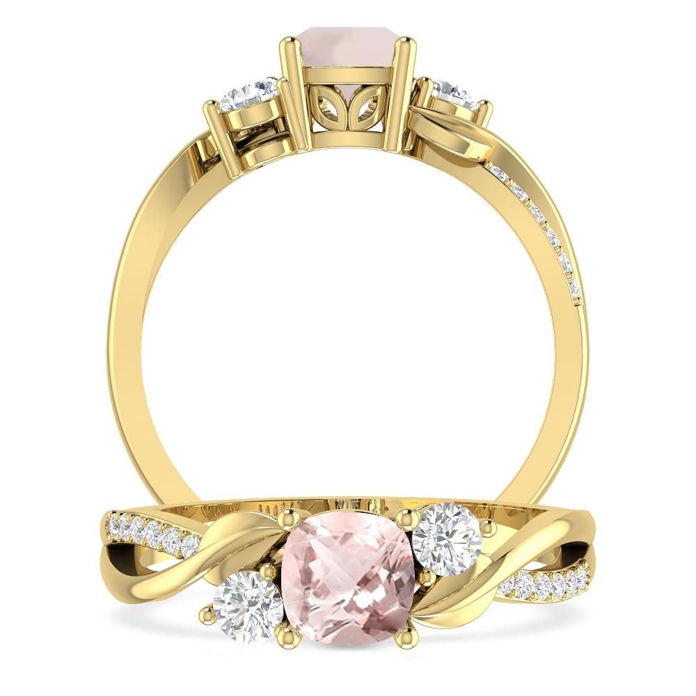 Yellow Gold - Morganite