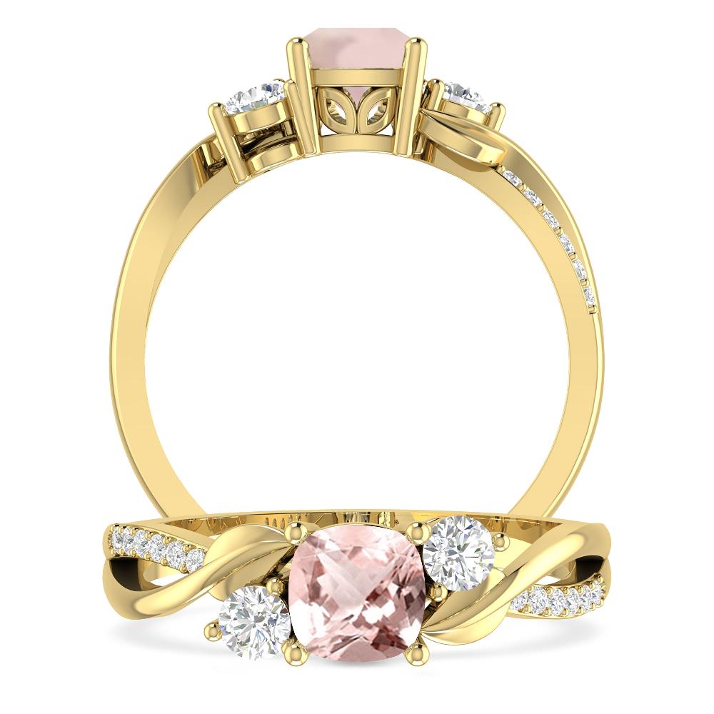 Yellow Gold - Morganite