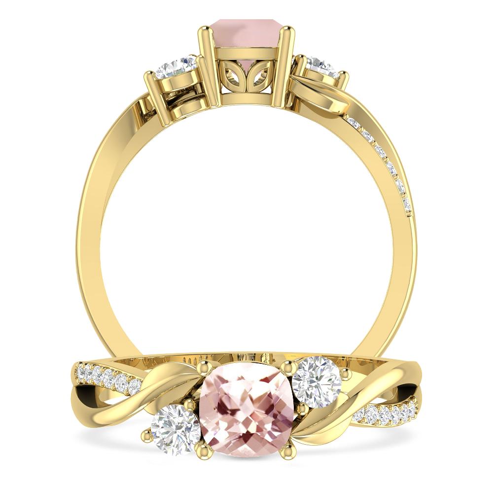 Yellow Gold - Morganite