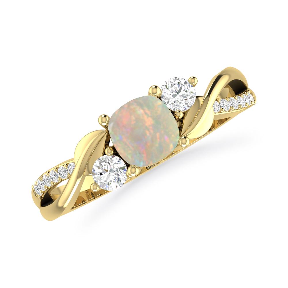 Yellow Gold - Opal