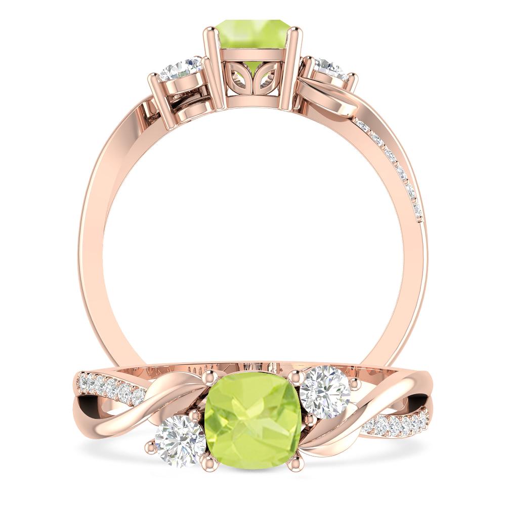 Rose Gold - Peridot