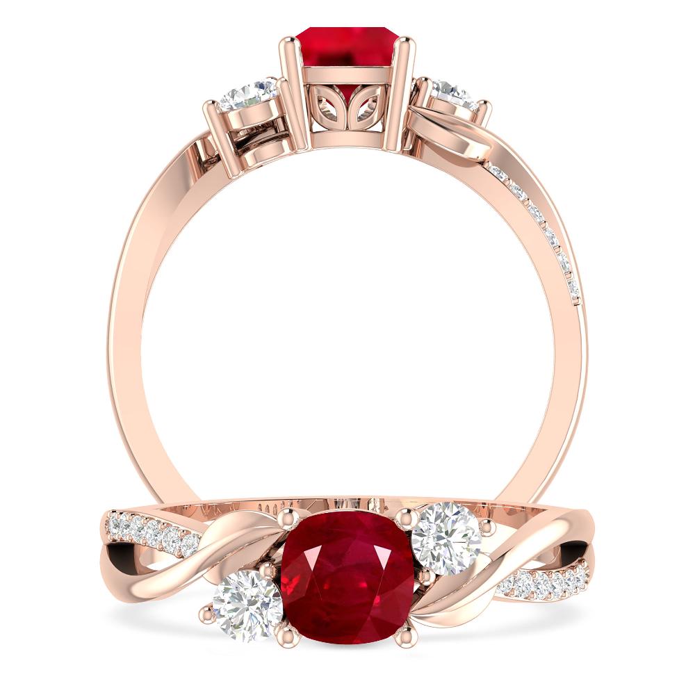 Rose Gold - Ruby