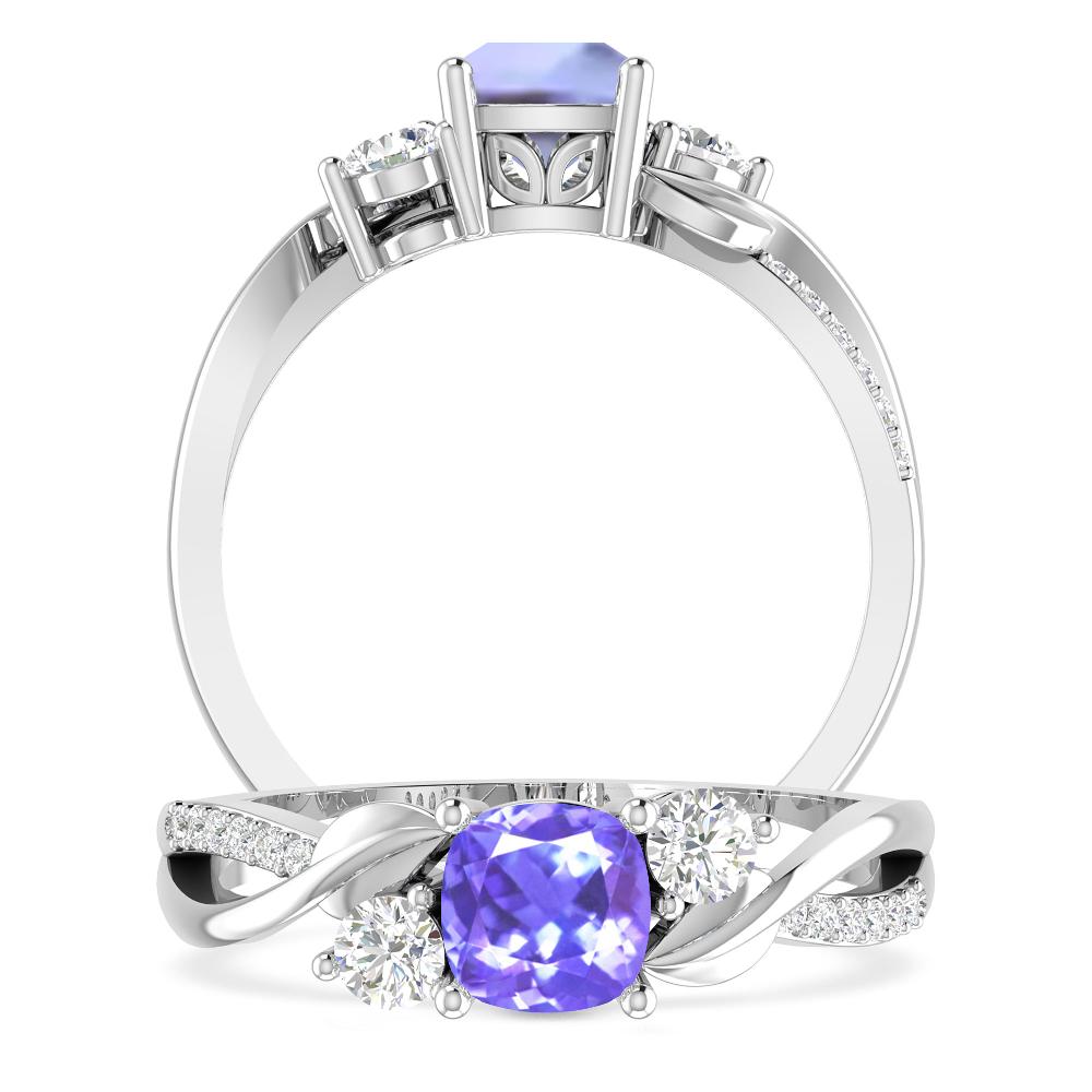 White Gold - Tanzanite