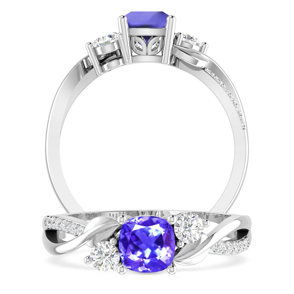 White Gold - Tanzanite