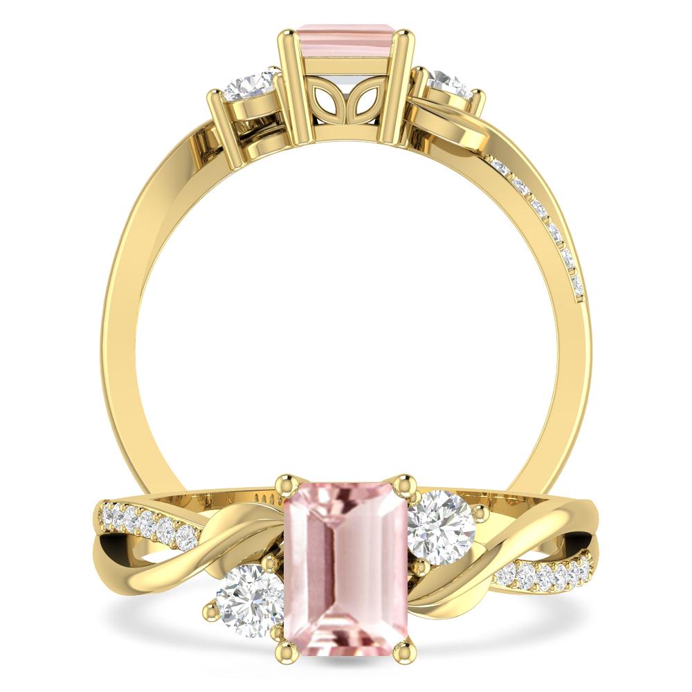 Yellow Gold - Morganite