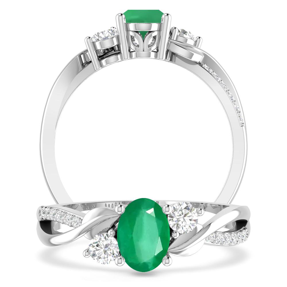 White Gold - Emerald