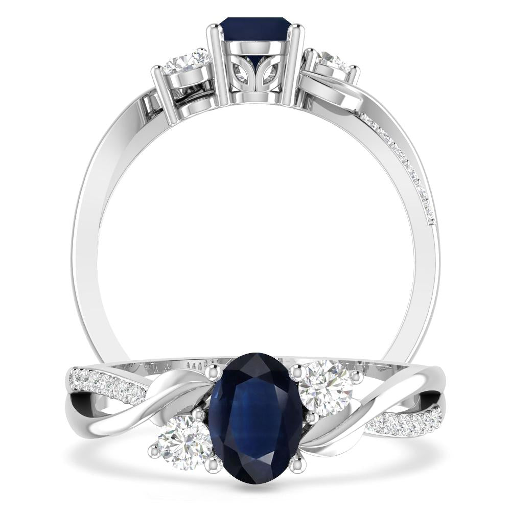 White Gold - Sapphire