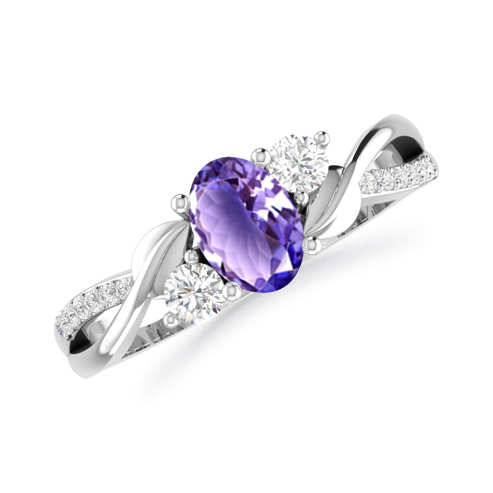 White Gold - Tanzanite