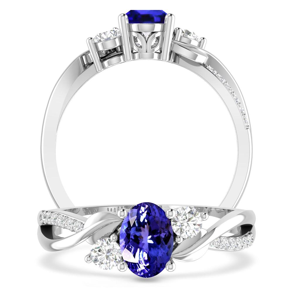 White Gold - Tanzanite