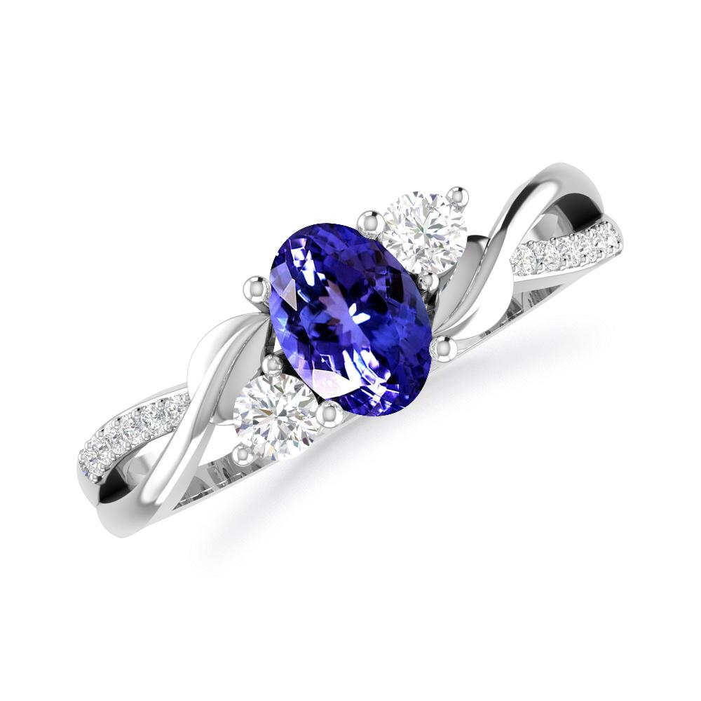 White Gold - Tanzanite