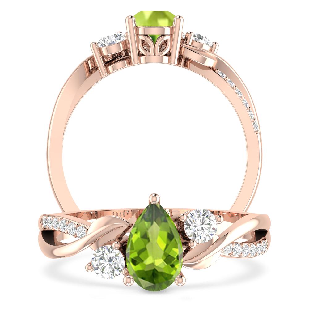 Rose Gold - Peridot