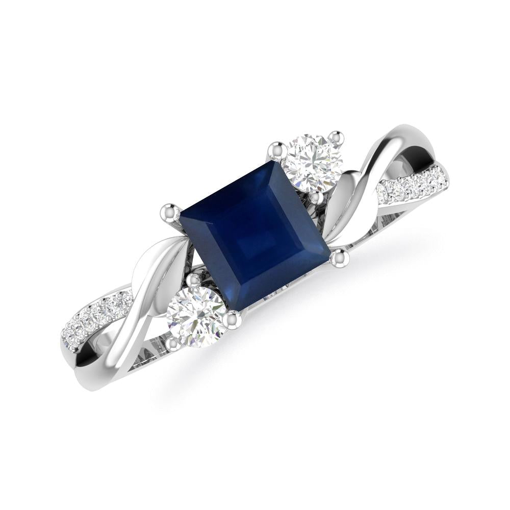 White Gold - Sapphire