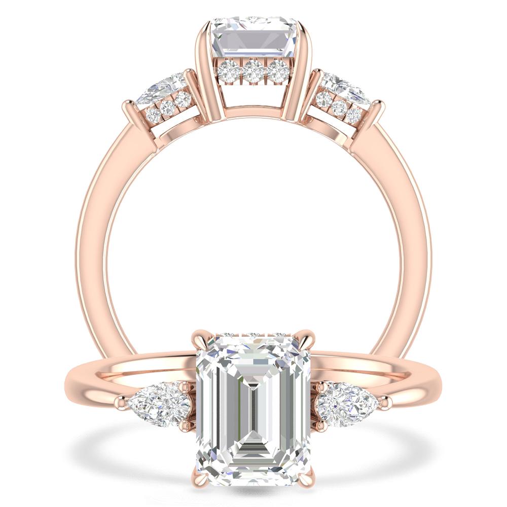 Rose Gold - Emerald