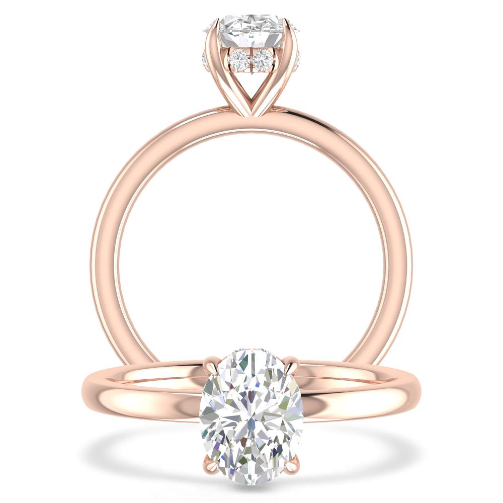 Rose Gold - Oval