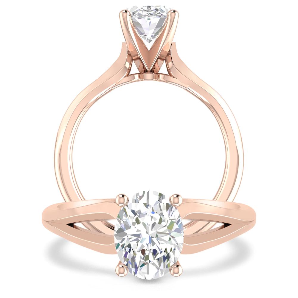 Rose Gold - Oval