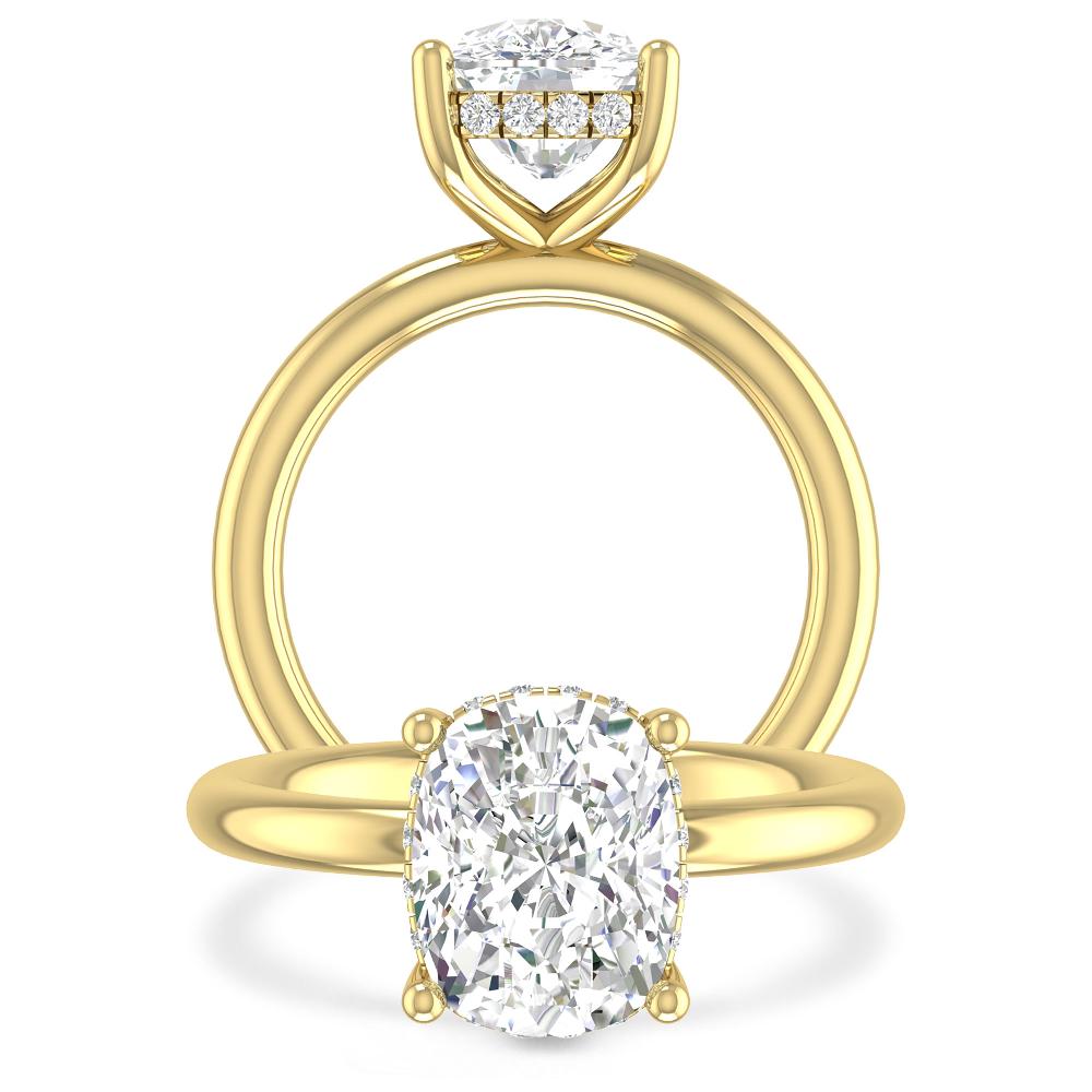 Yellow Gold - Cushion