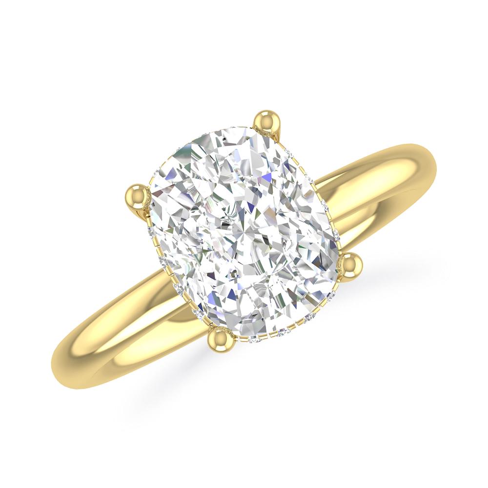 Yellow Gold - Cushion